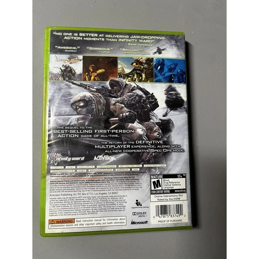 Microsoft Xbox 360 Game Lot Of 8 Skyrim Destiny Black Ops 2 Battlefield 3 HAWX